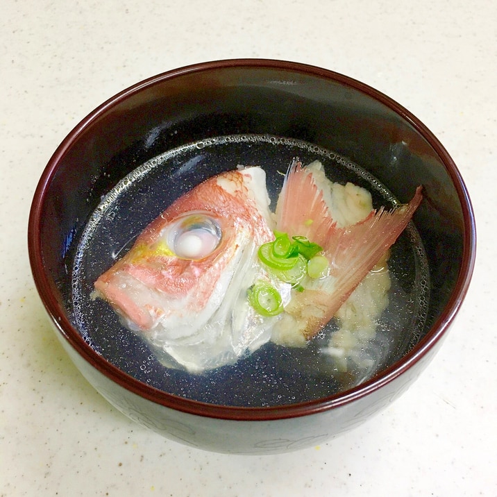 ★鯛の潮汁(アラ汁)★